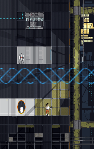 Illustration for article titled Mass Effect, Portal, and More as Things of Pixelated Beauty